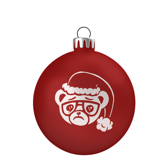 Sad Santa Ornament